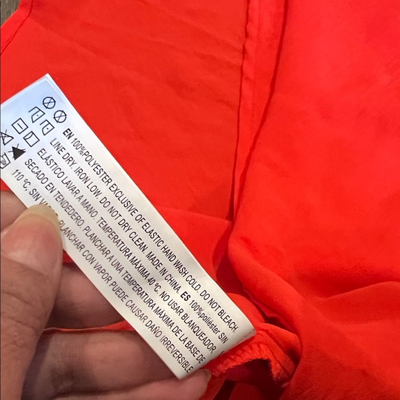 NWT Forever 21 Bold Red lightweight Dress 3X - Picture 4 of 5